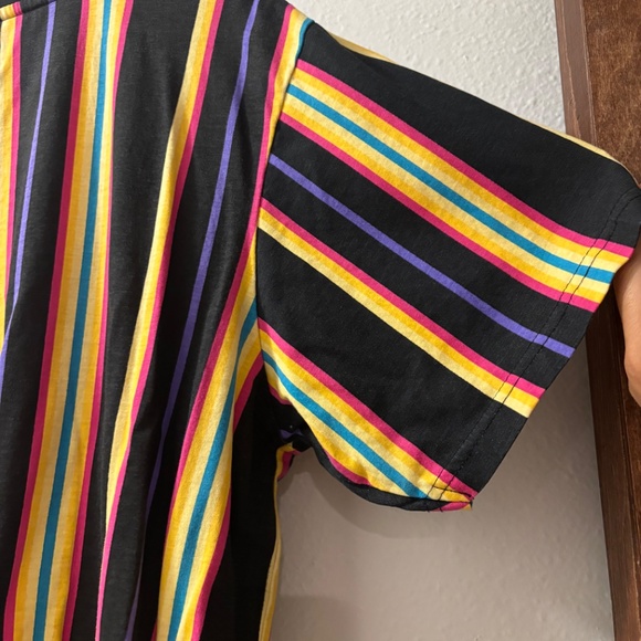 Vintage Striped Short Sleeve Fresh Prints Of Bel Air T-Shirt Sz XL - Picture 4 of 8